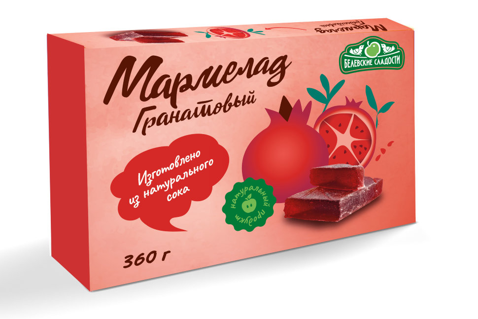  Мармелад  "Гранатовый" белевский 360г  в Печоре