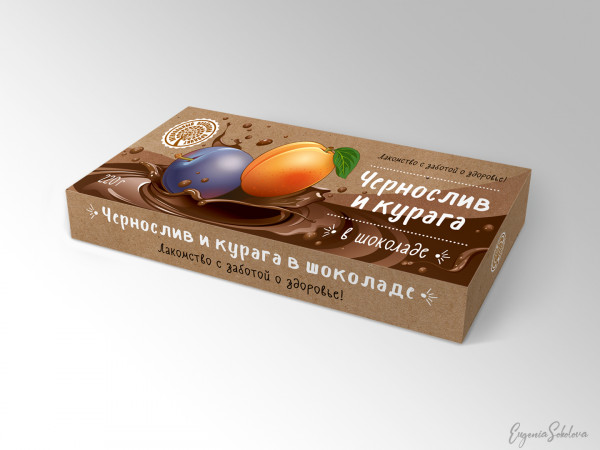 №2 Чернослив и курага в шоколаде, 220г в Печоре