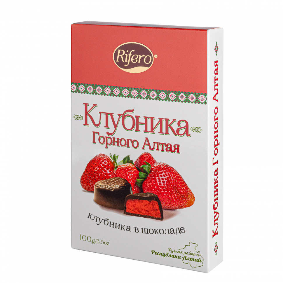  Риф и ко Конфеты "КЛУБНИКА Горного Алтая" 100г        в Печоре