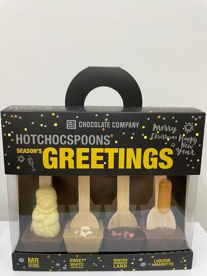  TM LORD Набор шоколадных ложек «SEASON`S GREETINGS» (4 ложки по 50 гр), 200гр в Печоре