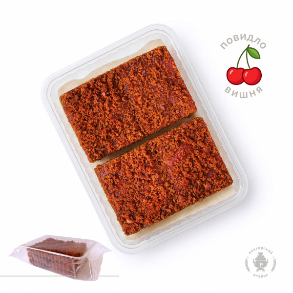 №3 Пряник 400г с фруктовой начинкой Вишня  в Печоре