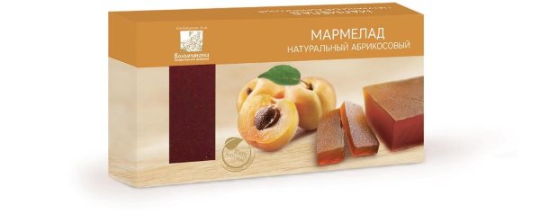 №2 Мармелад пластовый 210г абрикосовый  в Печоре