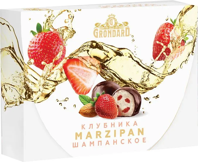  TM Grondard       (10185) Конфеты глазированные Марципановые Клубника и Шампанское, 98г в Печоре